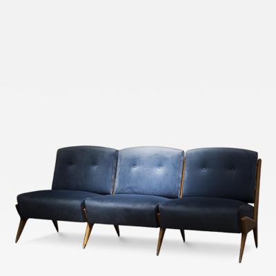 Ico Parisi 3 Seat Settee by Ico Parisi