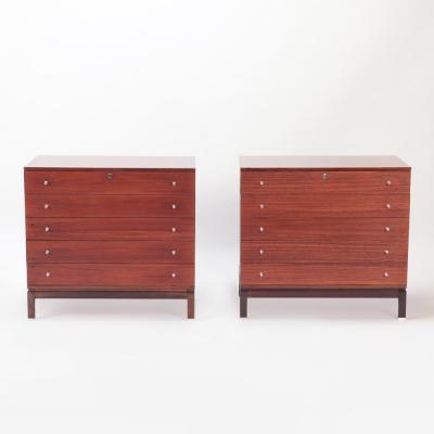 Ico Parisi A Pair of Italian rosewood chests of drawers by Ico Parisi for Mim