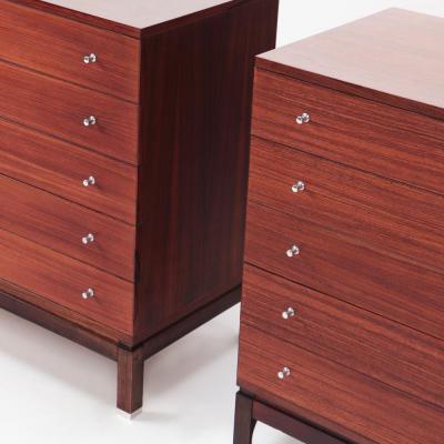 Ico Parisi A Pair of Italian rosewood chests of drawers by Ico Parisi for Mim