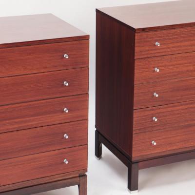 Ico Parisi A Pair of Italian rosewood chests of drawers by Ico Parisi for Mim