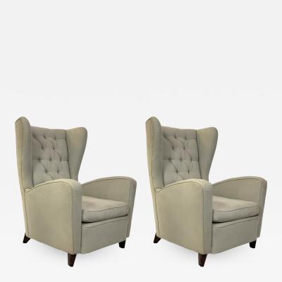 Ico Parisi Couple of armchairs berg re by Ico Parisi