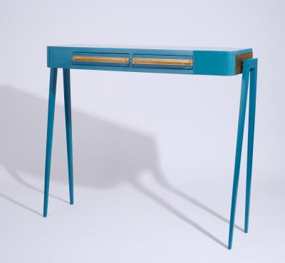 Ico Parisi Elegant 1950s Entryway Console in the Style of Ico Parisi