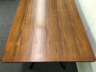 Ico Parisi Exciting Ico Parisi Style Sculpted X Base Dining Table Mid Century Modern