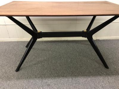Ico Parisi Exciting Ico Parisi Style Sculpted X Base Dining Table Mid Century Modern