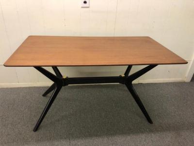 Ico Parisi Exciting Ico Parisi Style Sculpted X Base Dining Table Mid Century Modern