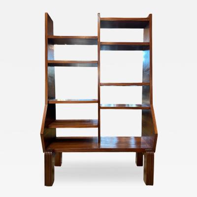 Ico Parisi Ico Parisi 1950s Walnut Sculptural Bookshelf