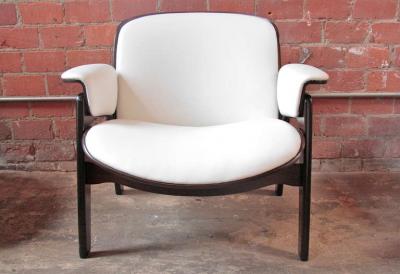 Ico Parisi Ico Parisi Armchair with Swivel Ottoman for M I M 