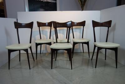 Ico Parisi Ico Parisi Dining Chairs Set of Six