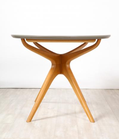 Ico Parisi Ico Parisi Dining Table with Oval Top Italy circa 1950