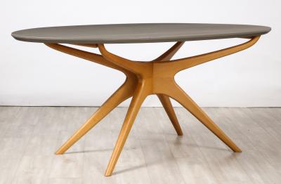 Ico Parisi Ico Parisi Dining Table with Oval Top Italy circa 1950