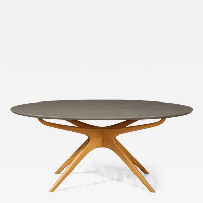 Ico Parisi Ico Parisi Dining Table with Oval Top Italy circa 1950