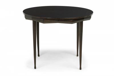 Ico Parisi Ico Parisi Italian Mid Century Circular Faceted Apron Dining Center Table