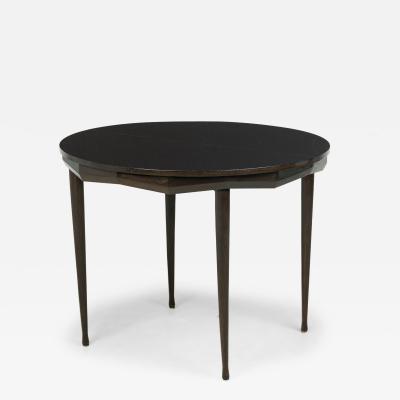 Ico Parisi Ico Parisi Italian Mid Century Circular Faceted Apron Dining Center Table
