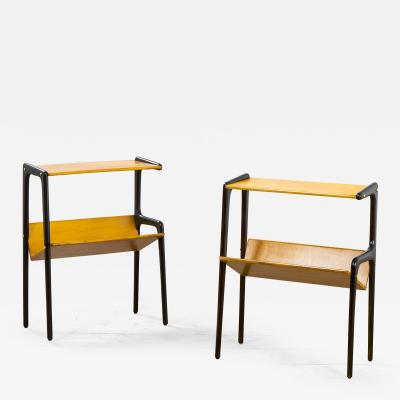 Ico Parisi Ico Parisi Pair of Magazine Racks in Lacquered Wood 50s