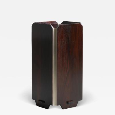 Ico Parisi Ico Parisi Temide Umbrella stand for Stildomus in Wood and Metal Italy 1960