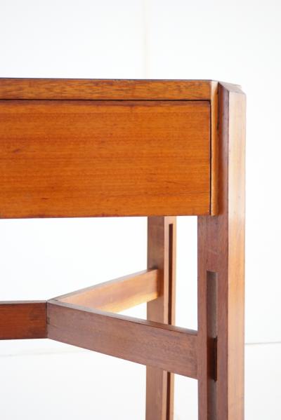 Ico Parisi Ico Parisi Wood and Laminate toilette desk with mirror Hotel Lorena 1960