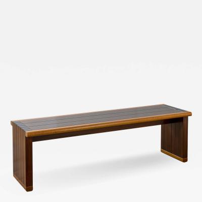 Ico Parisi Ico Parisi Wooden Bench for Brugnoli Mobili Cant 70s