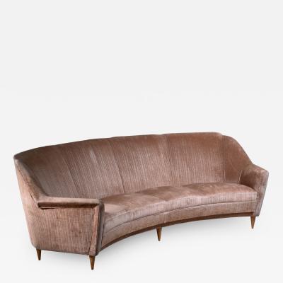 Ico Parisi Ico Parisi curved sofa for Ariberto Colombo