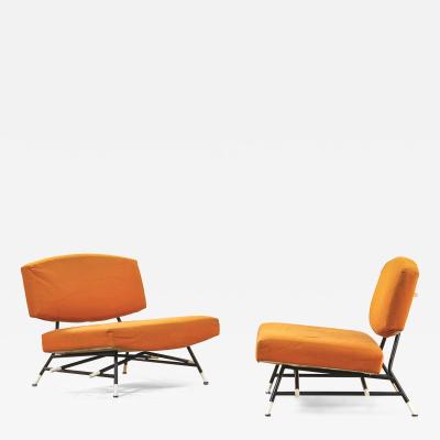 Ico Parisi Ico Parisi for Cassina Pair of Armchairs mod 865