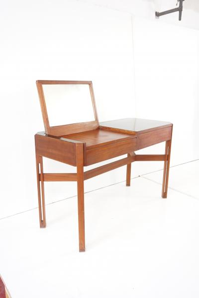 Ico Parisi Ico Parisi rare large wood and laminate desk with mirror Hotel Lorena