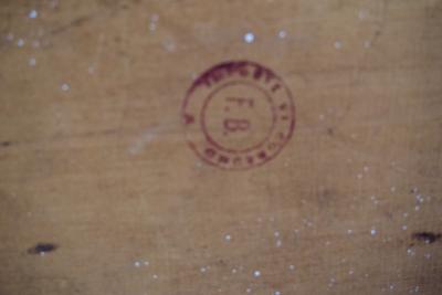 Ico Parisi Ico Parisi rare large wood and laminate desk with mirror Hotel Lorena