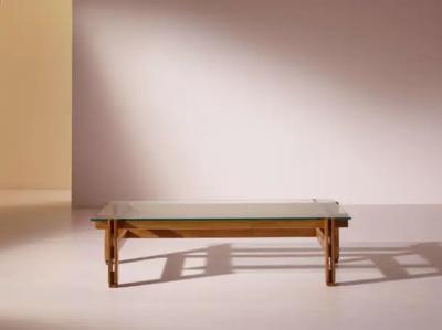 Ico Parisi Ico Parisi wood and glass coffee table model 751 by Cassina Italy 1960s