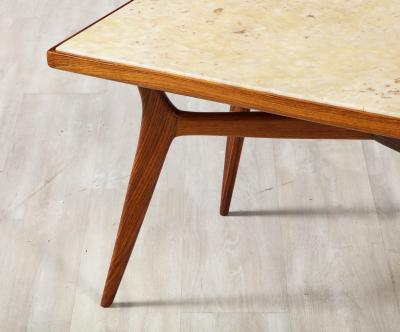 Ico Parisi Italian 1950s Ico Parisi Att Coffee Table with Onyx Top