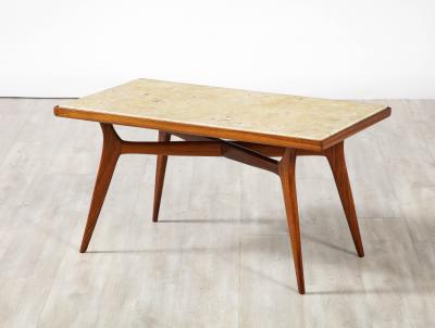 Ico Parisi Italian 1950s Ico Parisi Att Coffee Table with Onyx Top