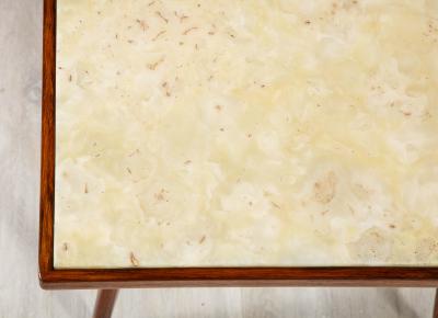 Ico Parisi Italian 1950s Ico Parisi Att Coffee Table with Onyx Top