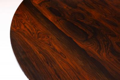 Ico Parisi Italian 1950s Round Dining Table with Sculptural Ebonised Star Base