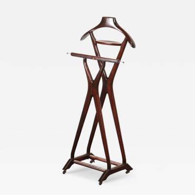 Ico Parisi Italian Modern Fratelli Reguitti Sculptural Stained Mahogany X Form Valet