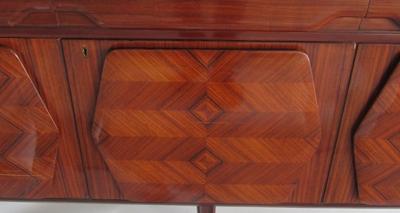Ico Parisi Italian Modern Palisander Five Door Credenza by Ico Parisi