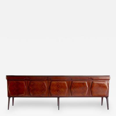 Ico Parisi Italian Modern Palisander Five Door Credenza by Ico Parisi