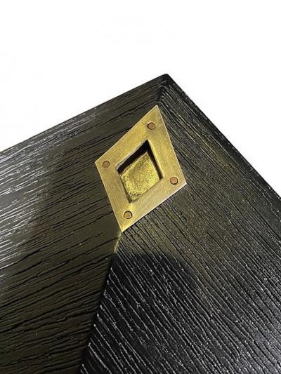 Ico Parisi Italian Modern Tetrahedral Rolling Bar Style of Ico Parisi