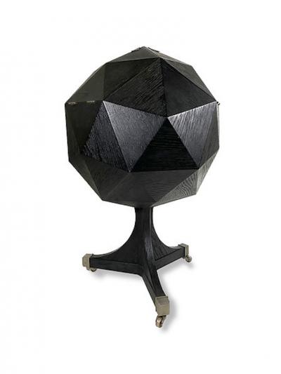 Ico Parisi Italian Modern Tetrahedral Rolling Bar Style of Ico Parisi