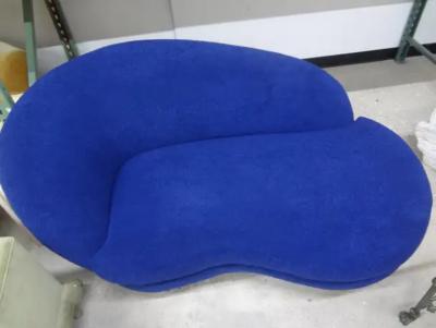 Ico Parisi Italian Postmodern Curved Sculptural Loveseat or Sofa