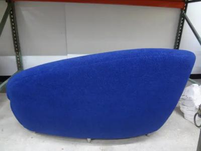 Ico Parisi Italian Postmodern Curved Sculptural Loveseat or Sofa