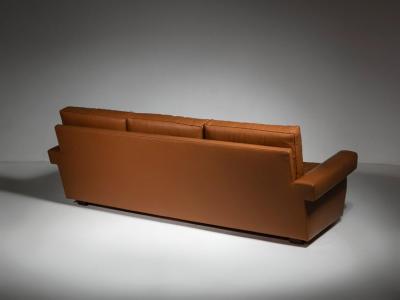 Ico Parisi Leather Sofa Model 919 by Ico Parisi for Cassina