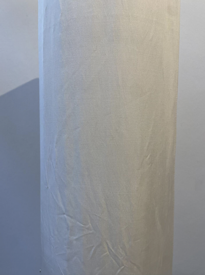 Ico Parisi Mid Century Antares Table Lamp by Ico Parisi Wood and Fabric 1950s