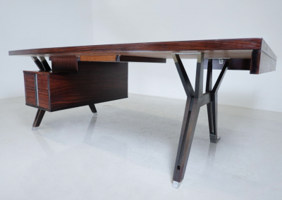 Ico Parisi Mid Century Modern Desk by Ico Parisi for Mim Roma Italy 1950s
