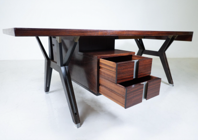 Ico Parisi Mid Century Modern Desk by Ico Parisi for Mim Roma Italy 1950s