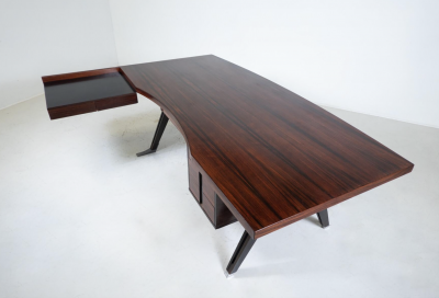 Ico Parisi Mid Century Modern Desk by Ico Parisi for Mim Roma Italy 1950s