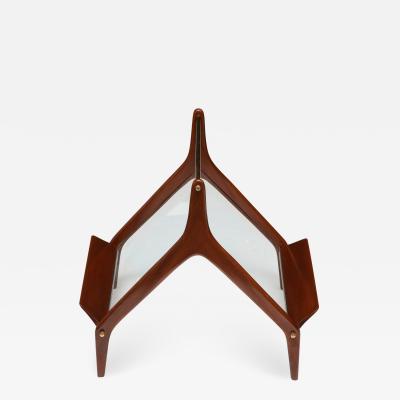 Ico Parisi Modernist Magazine Rack Attributed to Ico Parisi Italy 1950s