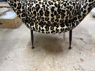 Ico Parisi Pair Of Italian Modern Lounge Chairs