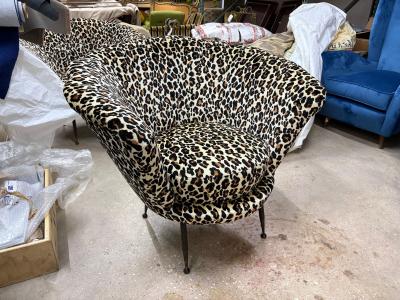 Ico Parisi Pair Of Italian Modern Lounge Chairs