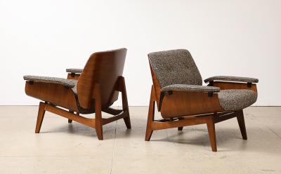 Ico Parisi Pair of Lounge Chairs by Ico Parisi for MIM