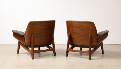 Ico Parisi Pair of Lounge Chairs by Ico Parisi for MIM