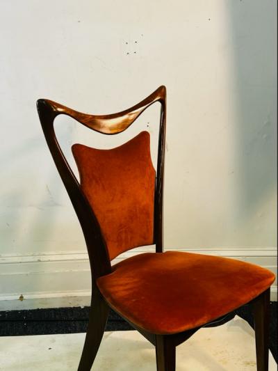Ico Parisi SUITE OF SIX ITALIAN MODERNIST CHAIRS ATTRIBUTED TO ICO PARISI