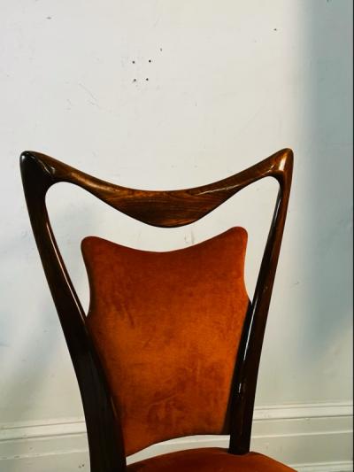 Ico Parisi SUITE OF SIX ITALIAN MODERNIST CHAIRS ATTRIBUTED TO ICO PARISI