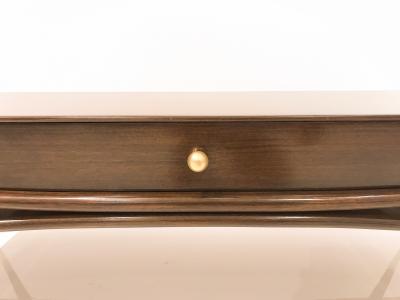 Ico Parisi Sculptural Mahogany Coffee Table After Ico Parisi